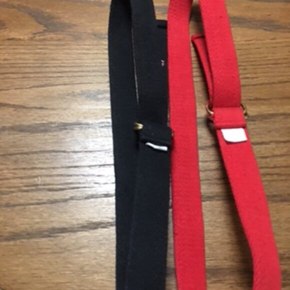 Bundle of Two Vintage Polo Cotton Webbing Belts - Picture 8 of 9